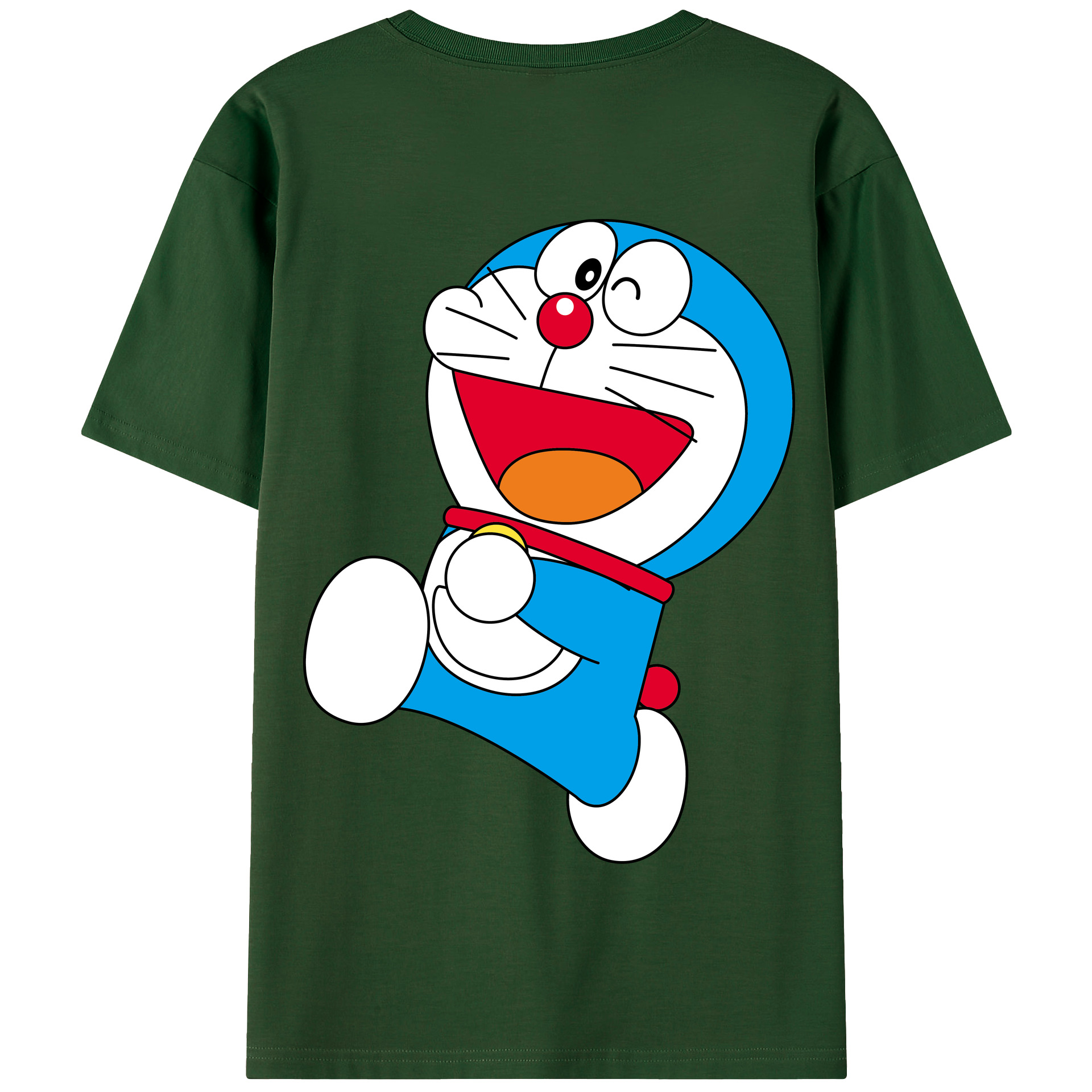 （画像用） ドラえもん Doraemon 綿100％半袖Tシャツ（背面プリント）
